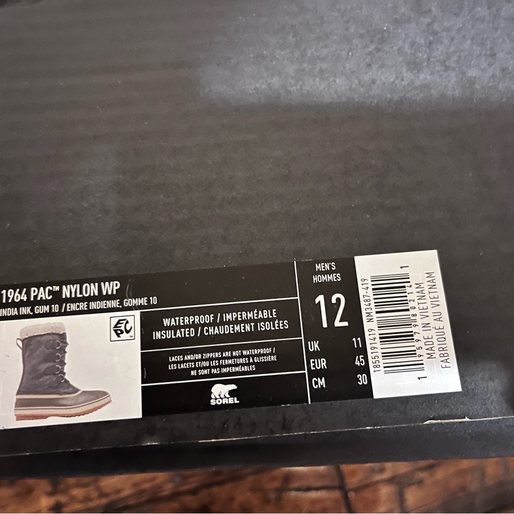 Sorel Men's 1964 Pac™ Nylon WP Boots - Blue and brown